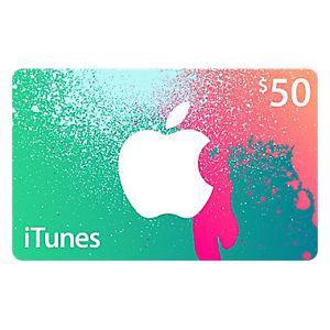 $50 iTunes Cards