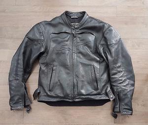 Alpinestars Black Label Leather Mens Motorcycle Jacket
