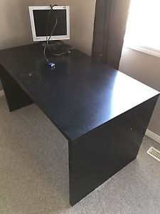 Black desk