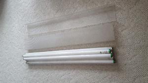 Fluorescent bulbs and diffuser covers