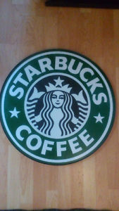 Large Starbucks sign