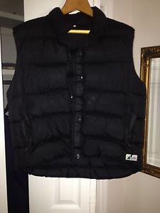 Men MEC Down Vest Size Medium Black