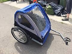 Schwinn 2 seat bike trailer with stroller handle