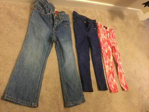 Size 4T jeans/jeggings for Girls