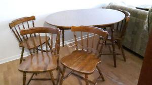 4 piece table and chairs