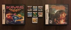 6 DS games & 1 3DS