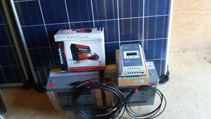 Add a 500 watt (stand alone) solar power kit to your home..