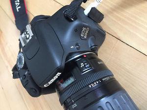 Camera Canon bundle EOS digital 600d Rebel