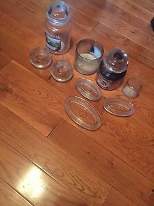 Empty candle jars/lids