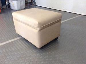 Foot stool and storage