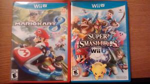 Mariokart 8 and Super Smash Bros. for Wii U