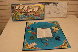  Parker Brothers Survive Survival Board Game Vintage