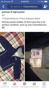 Patriots 2t jacket
