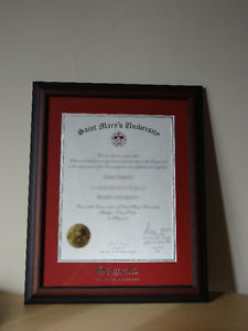 SMU Diploma Frame