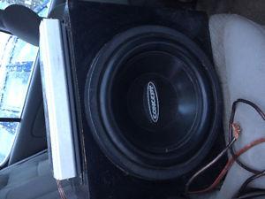 Sub woofer and Amp