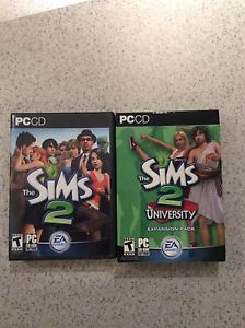 The Sims 2 and Sims 2 University Expansion Pack