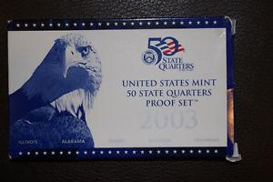 UNITED STATES MINT 50 State Quarters Proof Set- COINS