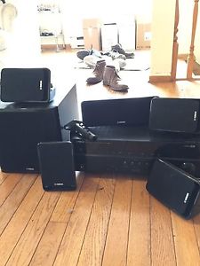 Yamaha Htr- Reciever & NS-P40 Speaker System and Sub