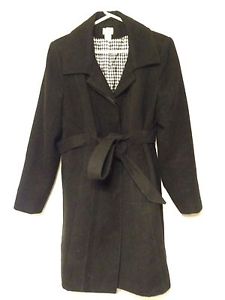 black maternity winter coat
