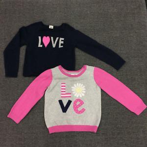 Adorable Baby Girl Sweaters. 2T