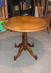 Antique Pedestal Table