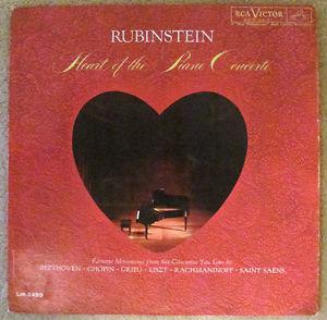 Artur Rubinstein • Heart Of The Piano Concerto (mono vinyl