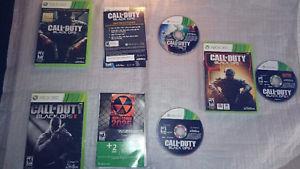 Black Ops 1,2,3 Xbox 360