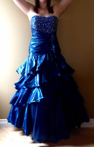 Blue Grad Dress