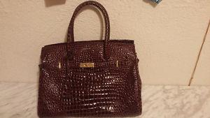 Crocodile Leather Handbag purse