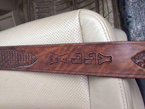 Custom Made Leather Guitar straps