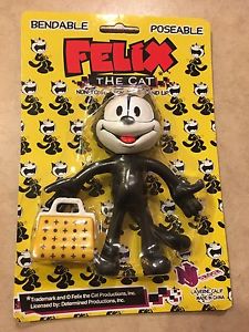 Felix the cat rubber toy