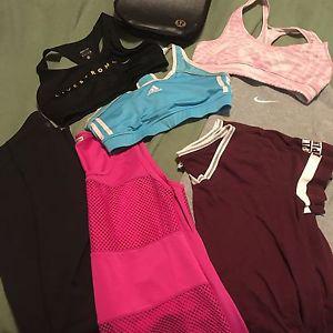 Fitness work out clothing.