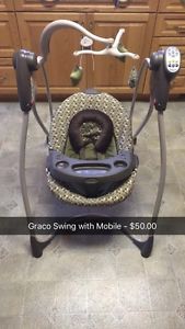 Graco Baby Swing - EUC