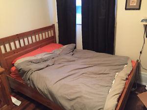 Ikea bed frame size double