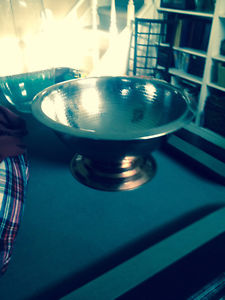 Metal bowl
