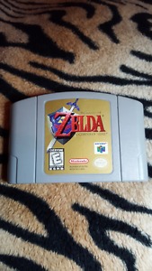 N64 Legend Of Zelda Ocarina Of Time Cartridge