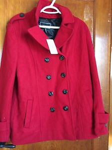 Never Worn Red PeaCoat