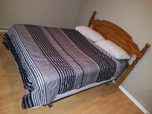Oak double Bed Set for sale
