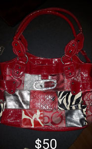 REDUCED!! GUESS PURSES LIKE NEW + PEARL SET
