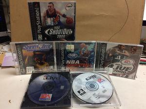 Six PlayStation Basketball Games