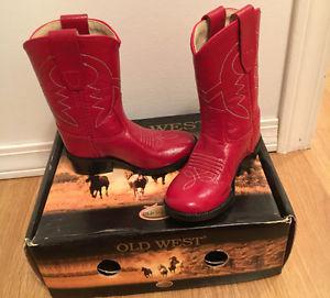 Size 4 infant real western cowboy boots