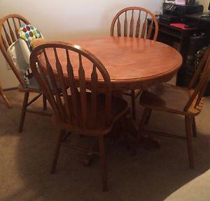 Solid Wood Dining Room Set REDUCED $250 was $500