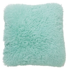 Spring is Coming - 2 Mint Shaggy Cushions