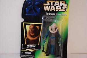 Star Wars figure: Power of the force green card: Bib Fortuna