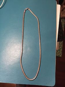 Sterling silver men chain necklace