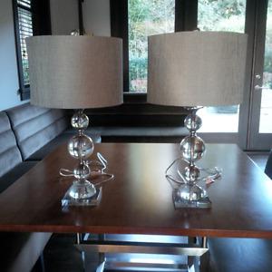TWO "Like New" TABLE LAMPS
