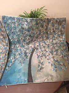 Two 17" x 17" pillow covers brand-new