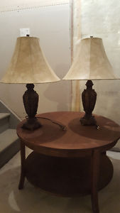 Two Table Lamps in mint condition