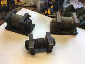 Two make and break engine coils.