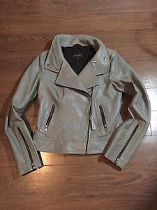 Wanted: Mackage grey leather jacket